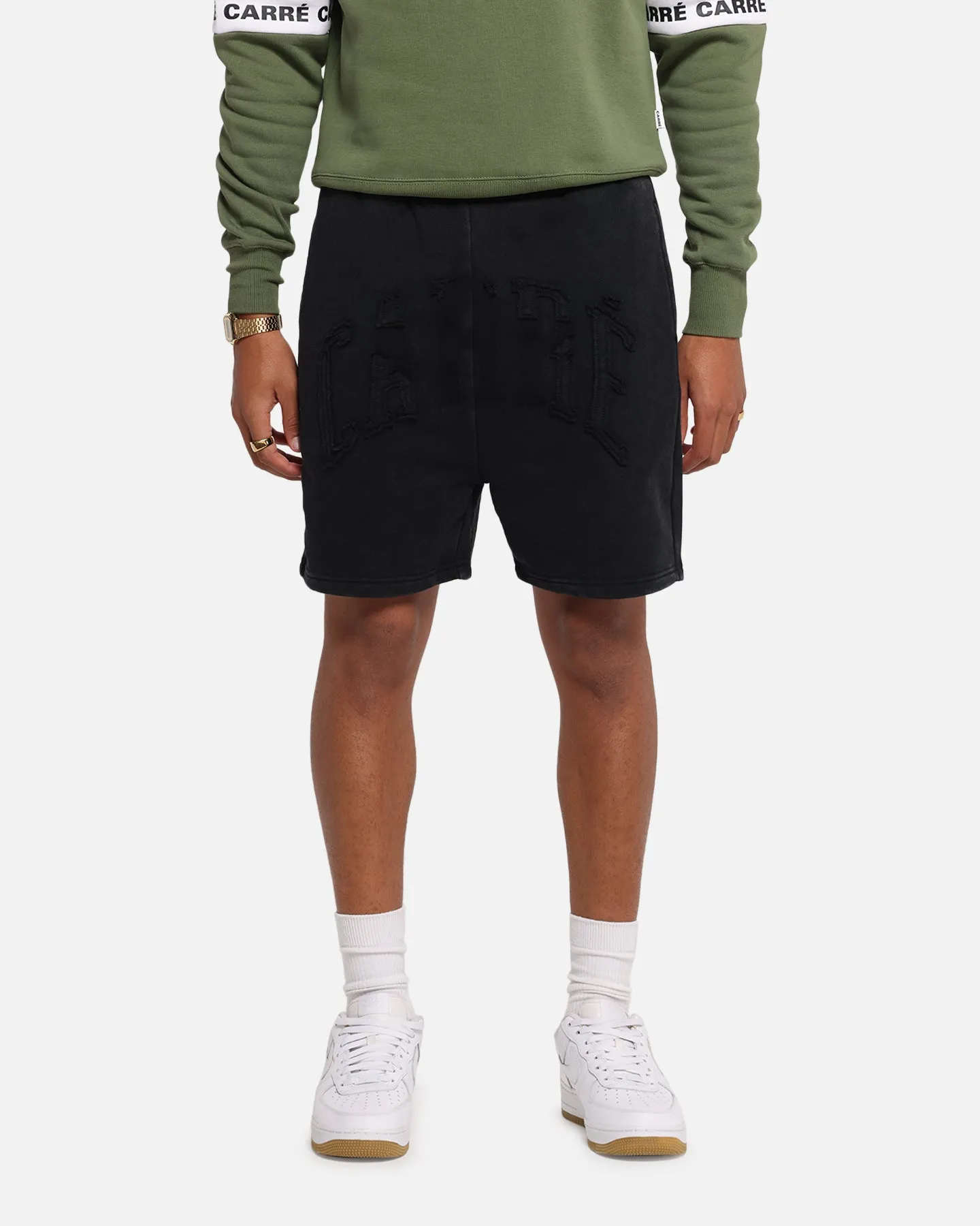 Carre Con-Star Sweat Shorts Black AntiOdorTreatment Relaxed Style