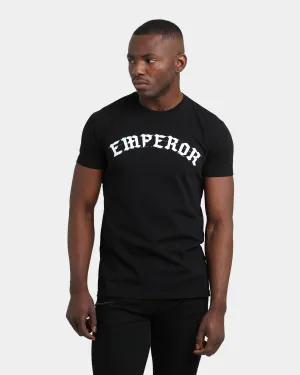Emperor Apparel Endure Hustle T-Shirt Black/White EasyCare Fabric Side Vent Design
