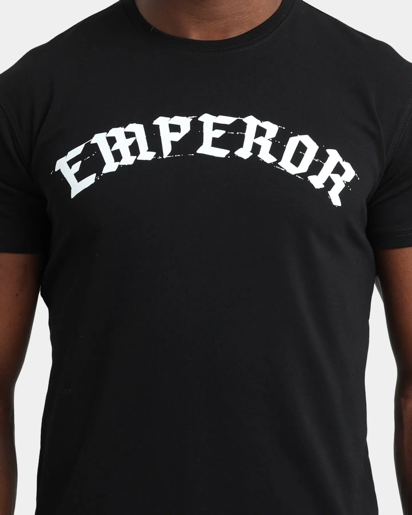 Emperor Apparel Endure Hustle T-Shirt Black/White Adjustable Hem