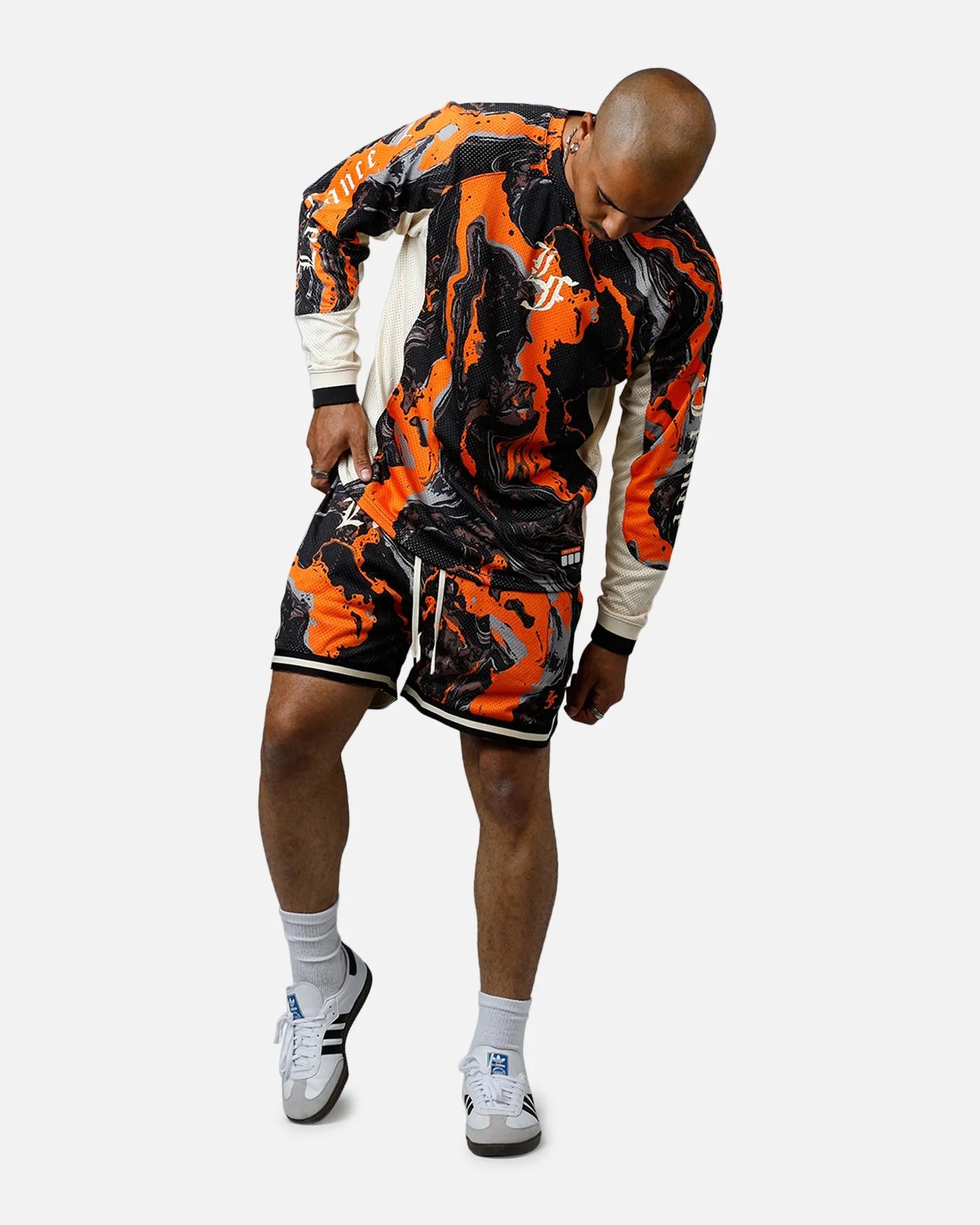 Puma Lafranc?? Heem All Over Print Shorts Orange Versatile Design Adaptive design