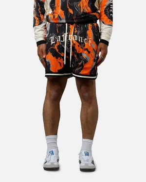 shorts set Puma Lafranc?? Heem All Over Print Shorts Orange