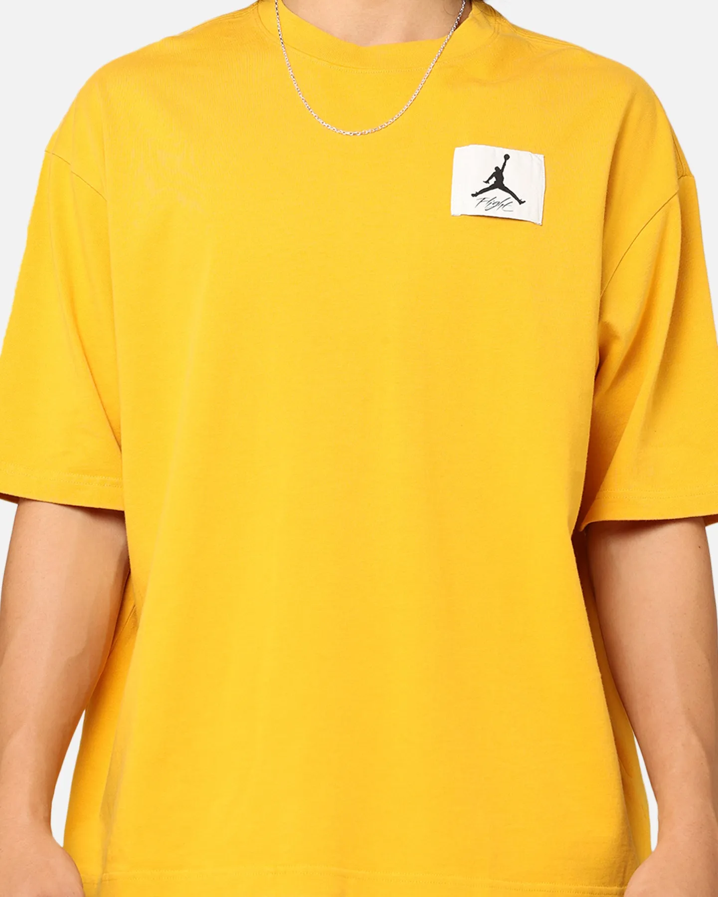Jordan Flight Essentials Oversized T-Shirt Yellow Ochre Fade Resistant Dye