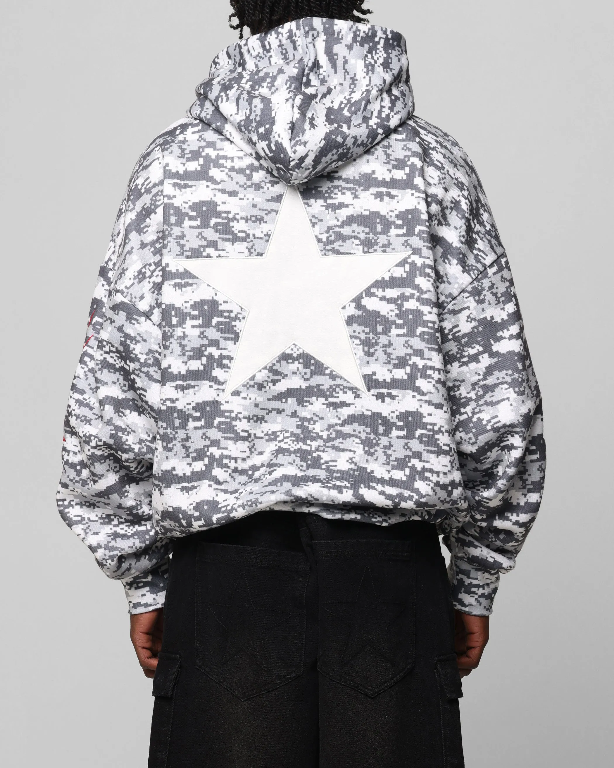 Loiter Soho Hoodie Snow Camo Minimalist Outfit Wellness wear