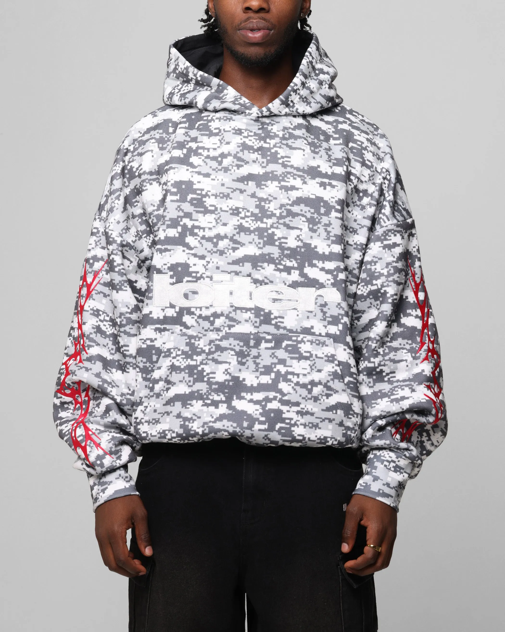 Winter Fashion City Mood Loiter Soho Hoodie Snow Camo