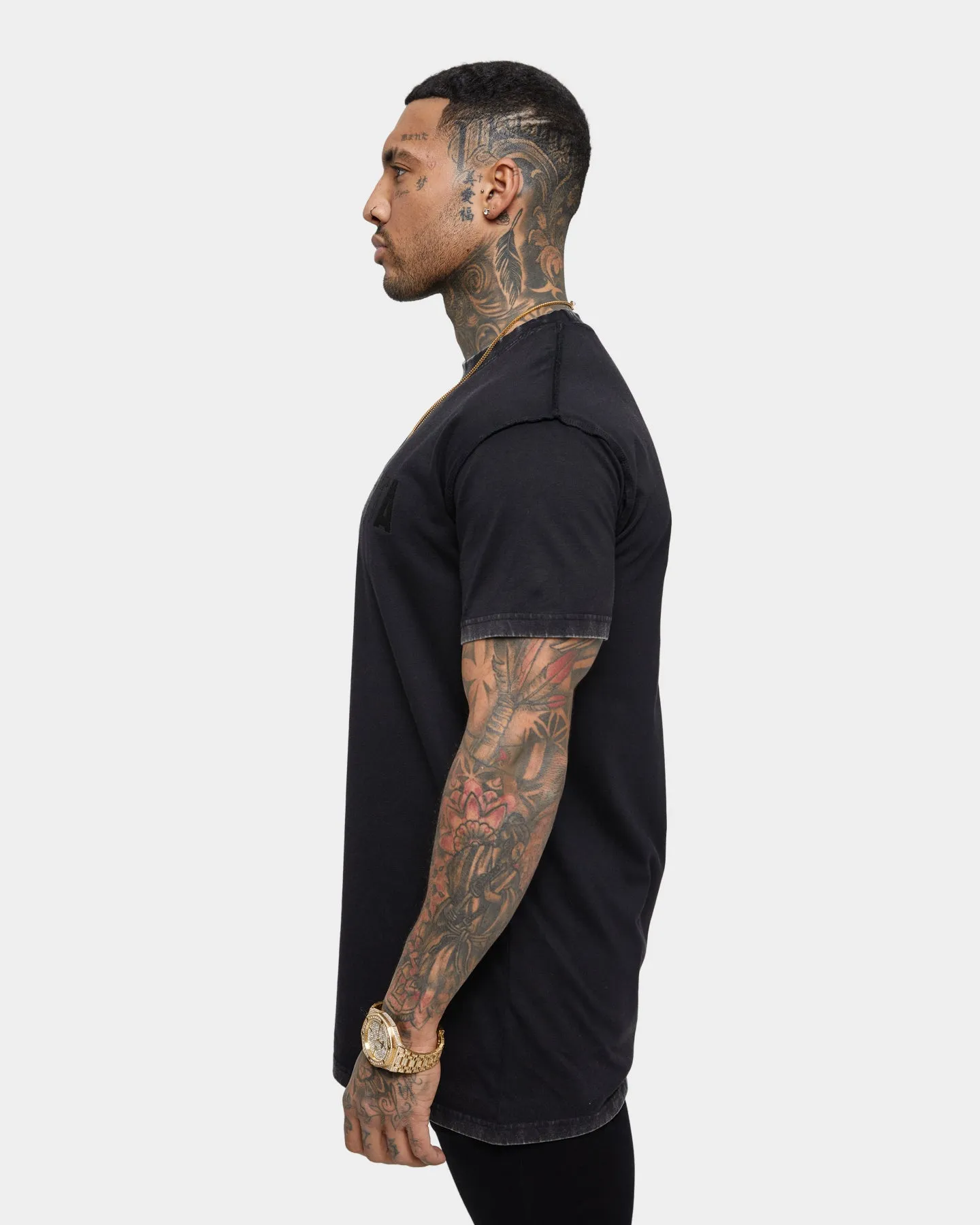 Chilly Layer Layered Look Wear Saint Morta Yearbook Lafayette T-Shirt Vintage Black