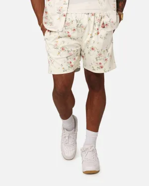 XXIII Anthony Mesh Shorts Cream/Red/White Comfortable Waistband dress shirt