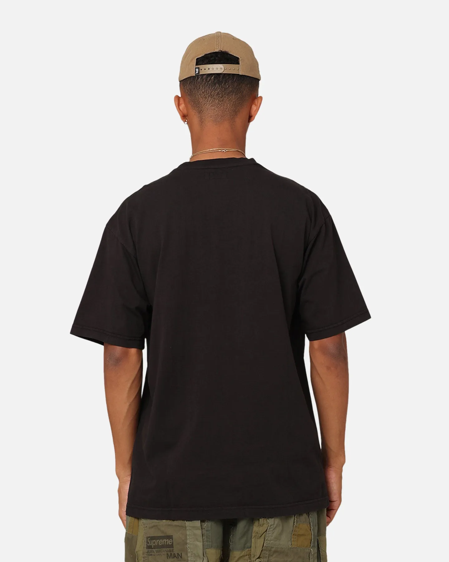 Retro Style Market Persistent Logo T-Shirt Washed Black