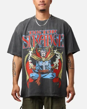 Marvel Doctor Strange Heavyweight Vintage T-Shirt Black Wash Anti Pilling Treatment