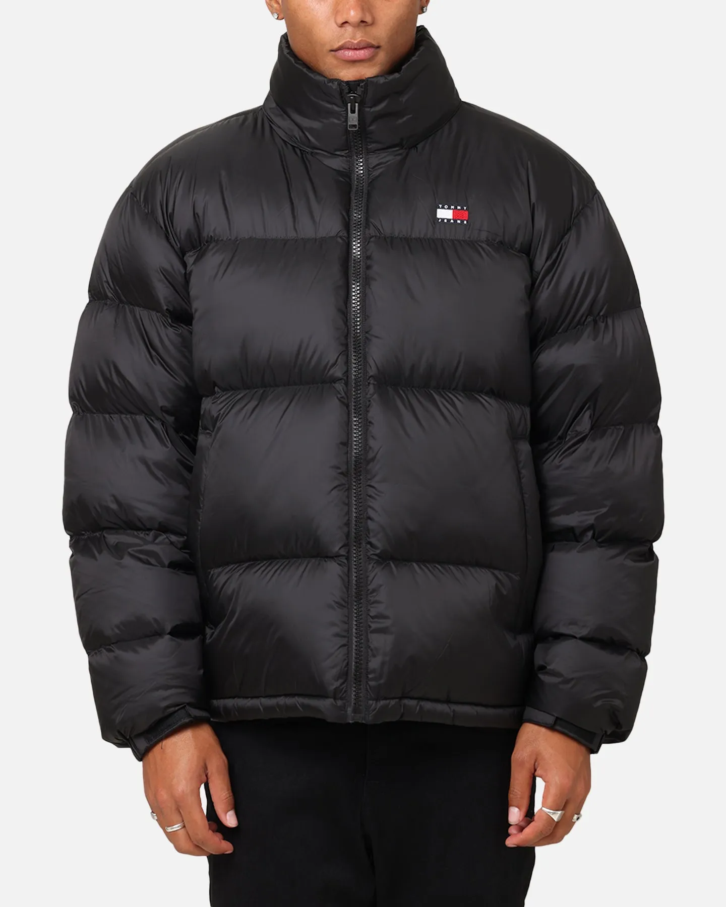 Eliminate Ergonomic Design Tommy Jeans Alaska Packable Puffer Jacket Black