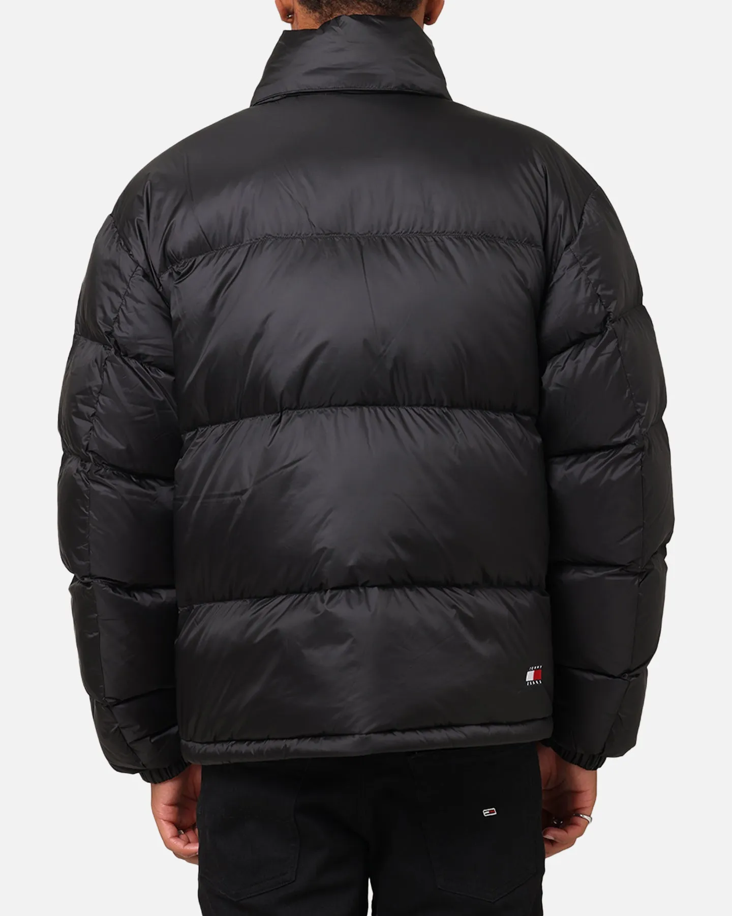 Tommy Jeans Alaska Packable Puffer Jacket Black Free Motion Design Transitional Weather