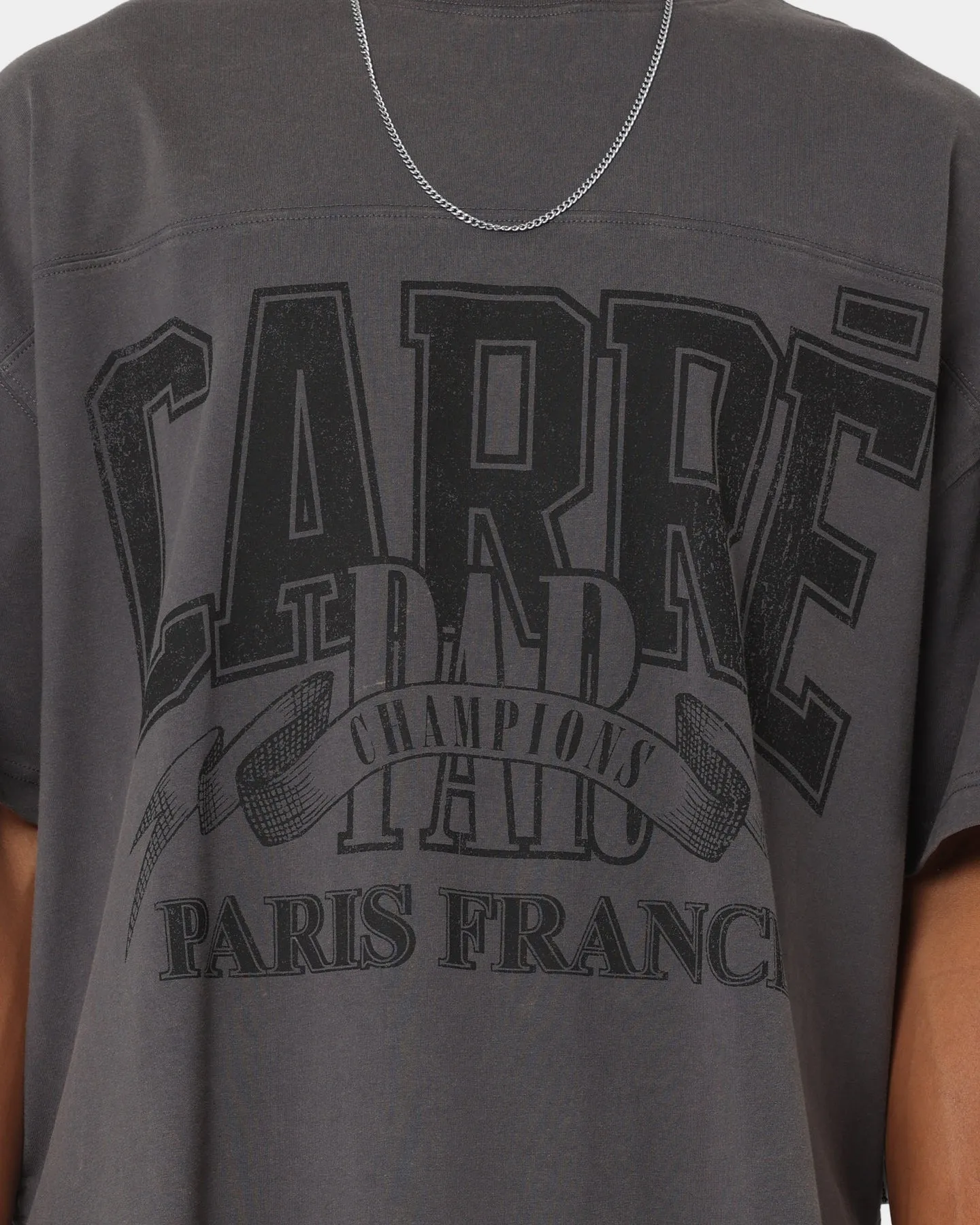 Carr?? Champs G.I Oversized T-Shirt Black Flexible Weave Modern and Soft