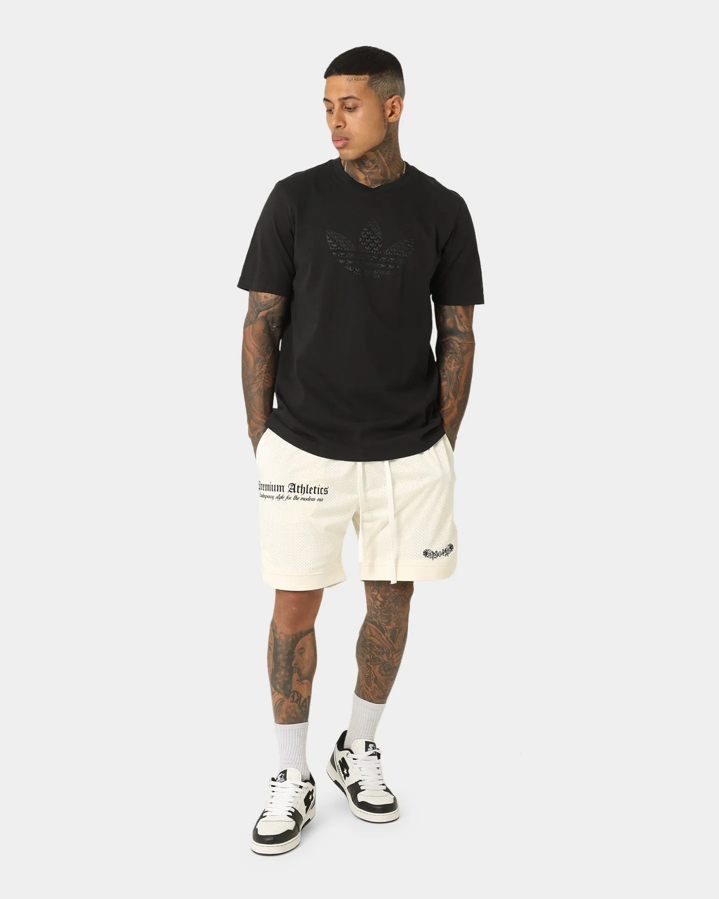Light Casual Adidas Mono T-Shirt Black