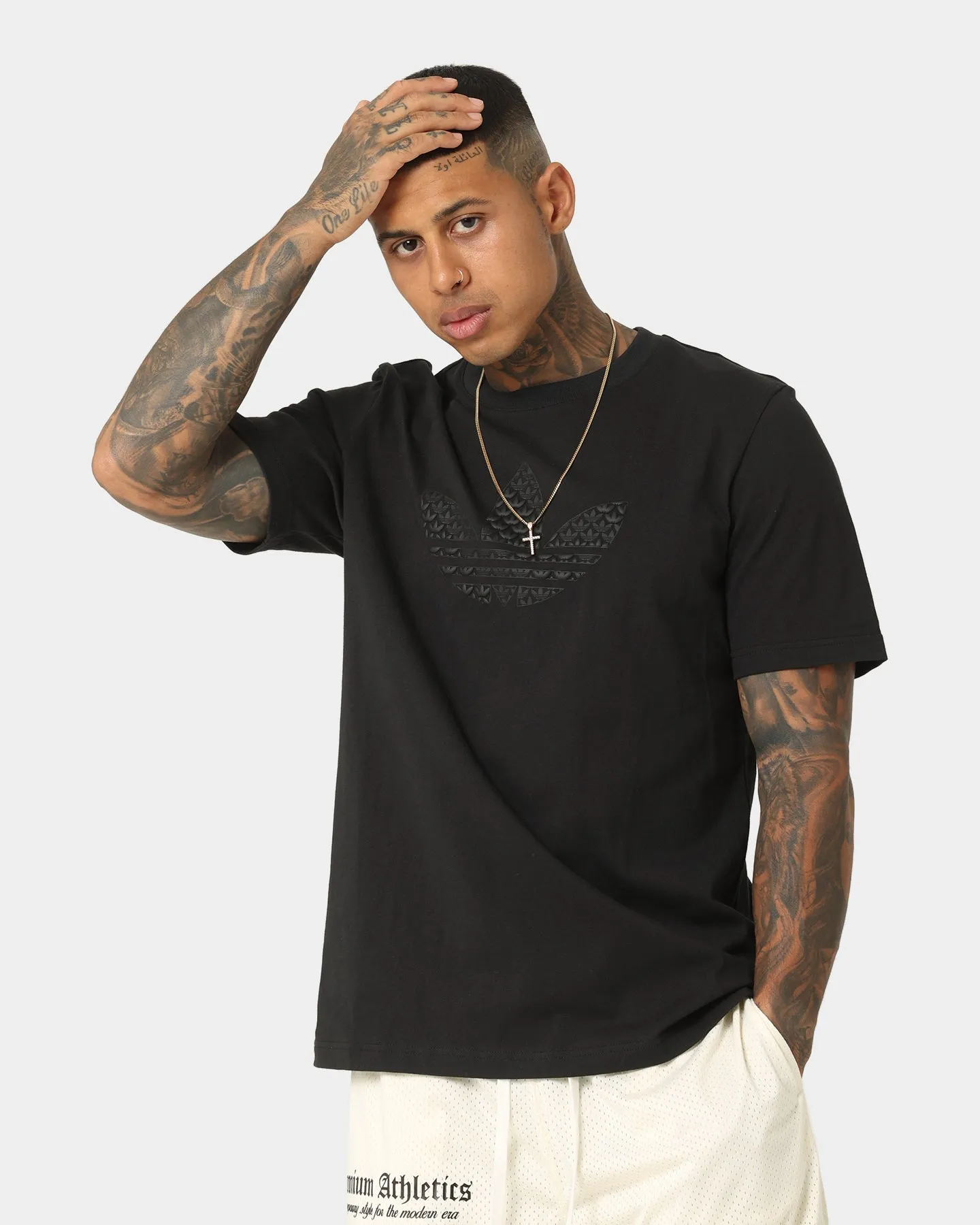 Adjustable Hem Chafe Free Armhole Adidas Mono T-Shirt Black