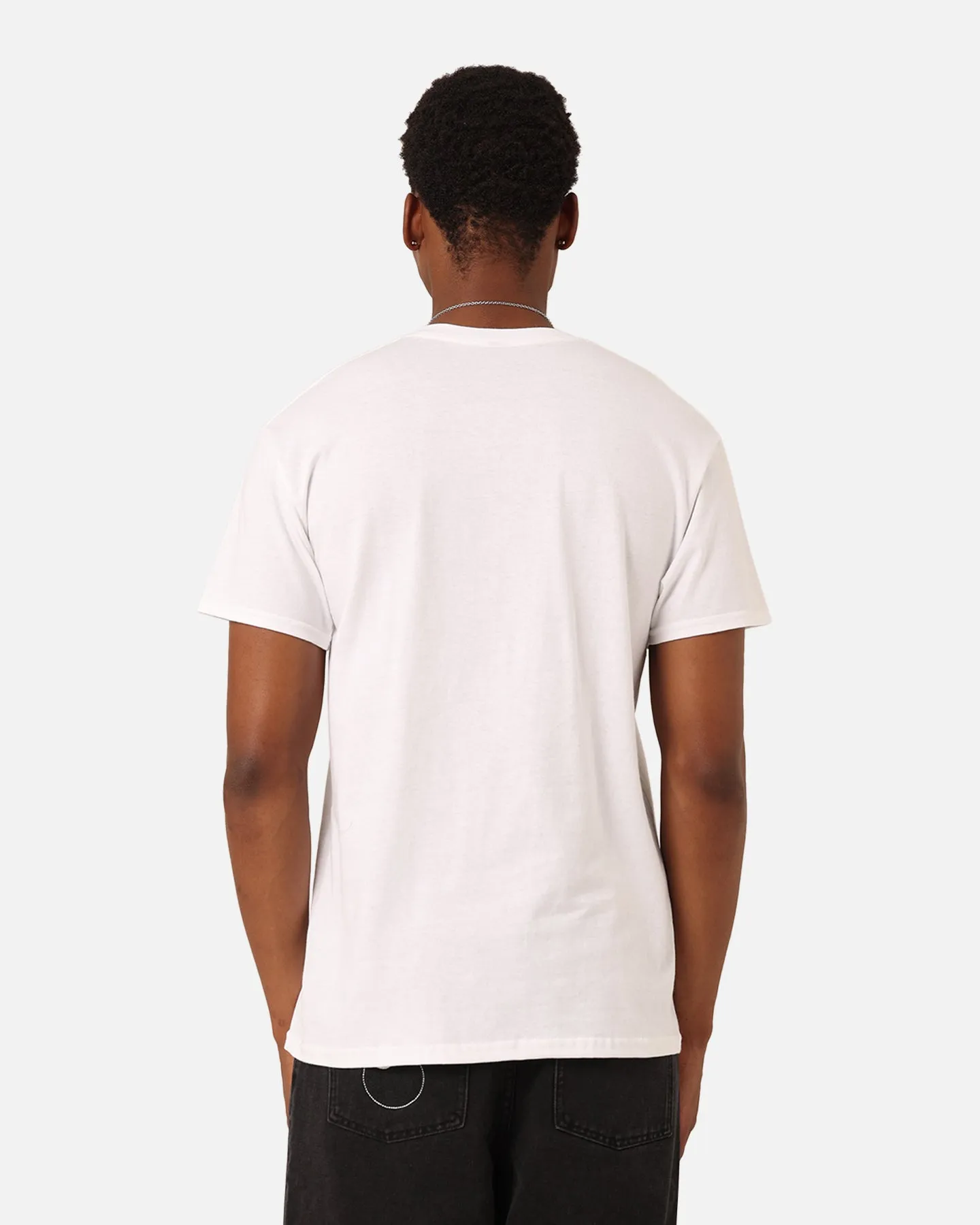 Elevn Clothing Co Rose Bunch T-Shirt White Ribbed Neckline
