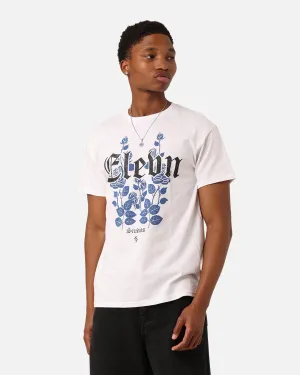 Elevn Clothing Co Rose Bunch T-Shirt White Fashion Fit