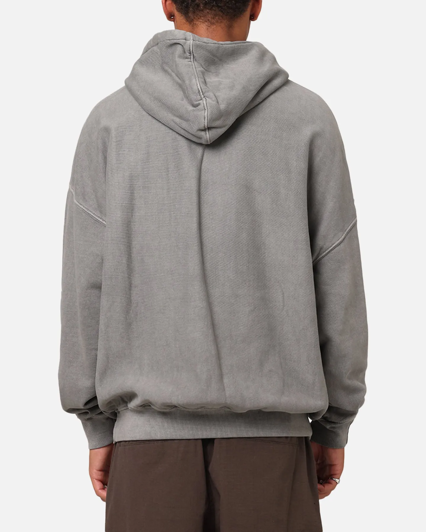 Carre International Script Hoodie Washed Charocal Outdoor Comfort