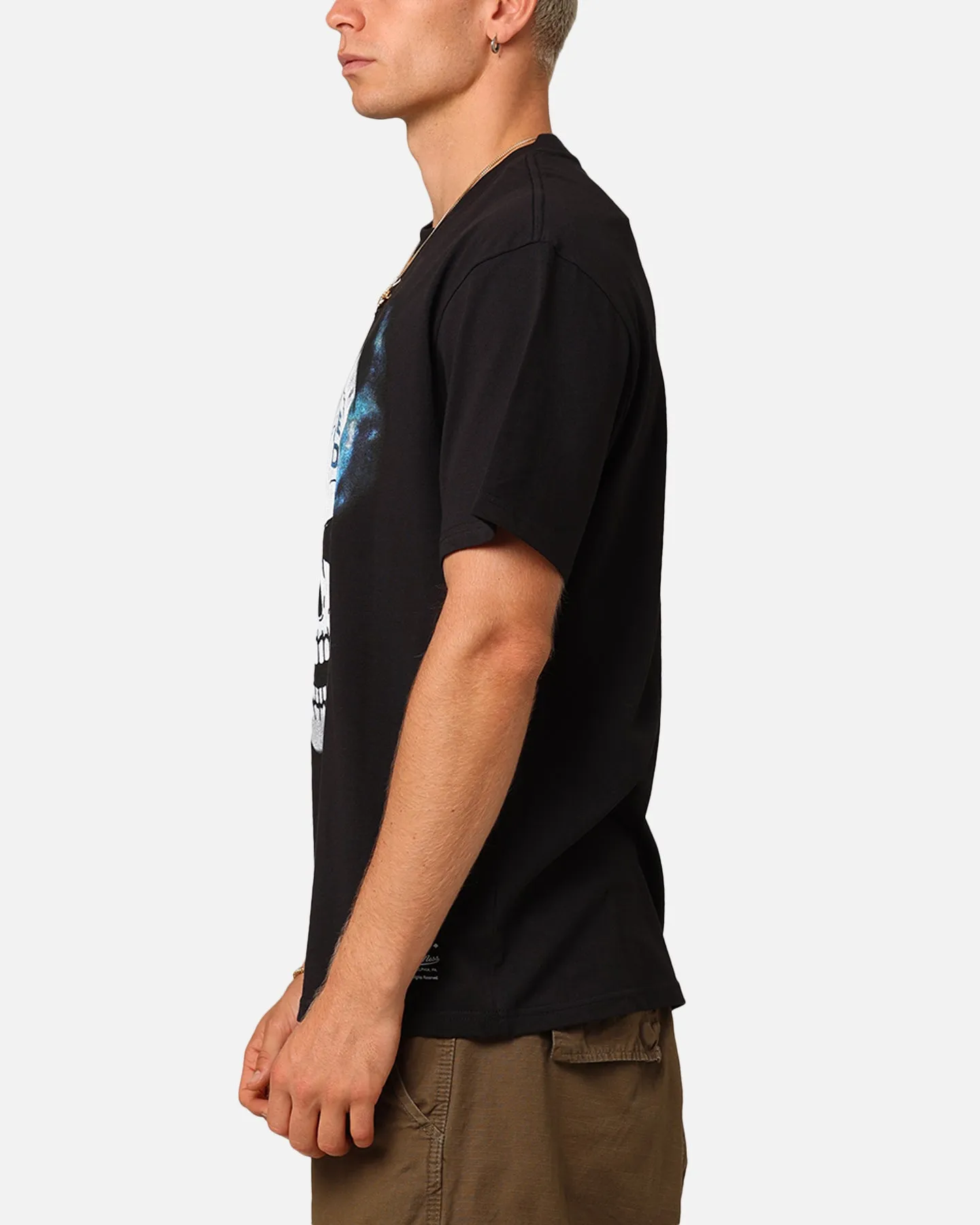 Perfect for Travel Mitchell & Ness X WWE Stone Cold Steve Austin Skull T-Shirt Overdyed Black