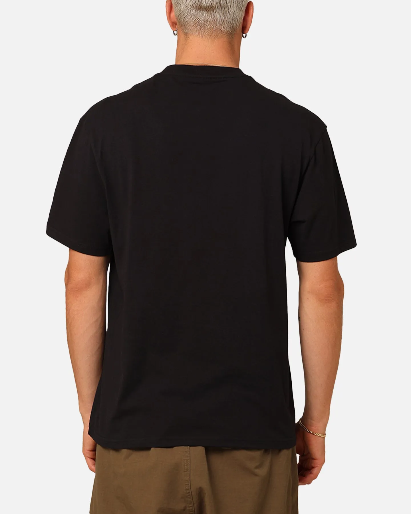 Mitchell & Ness X WWE Stone Cold Steve Austin Skull T-Shirt Overdyed Black EnhancedDurabilityFinish Abstract print