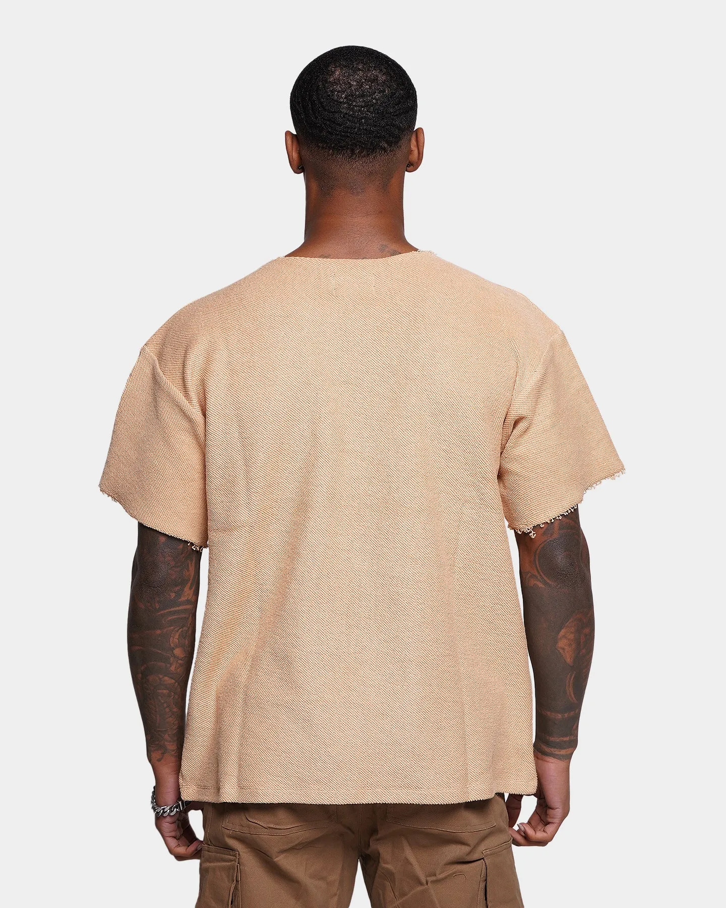 XXIII Albion Inside Out T-Shirt Tan Fashion-Forward Look