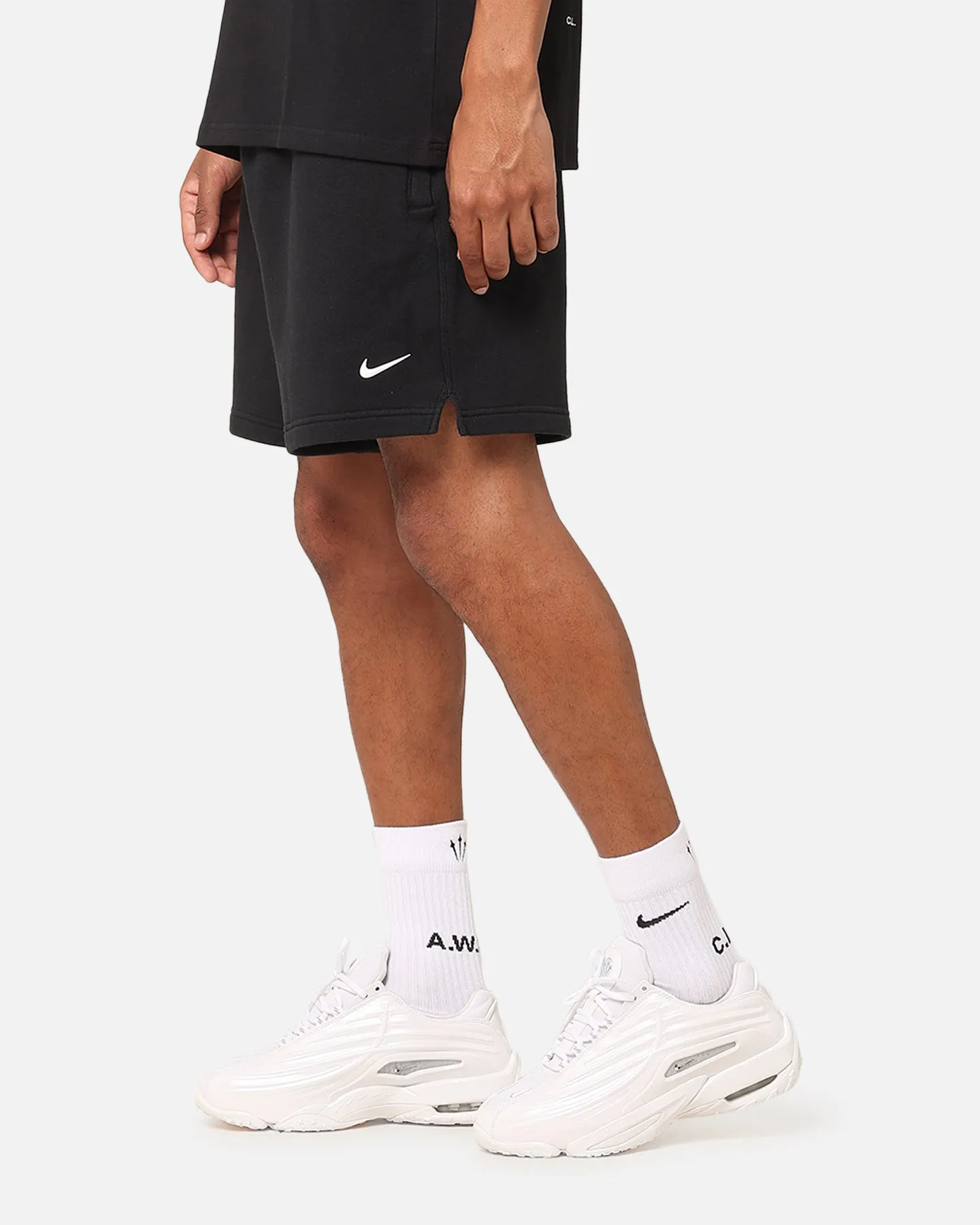 Compression Support Layer Nike Nocta Fleece CS Fleece Shorts Black/White
