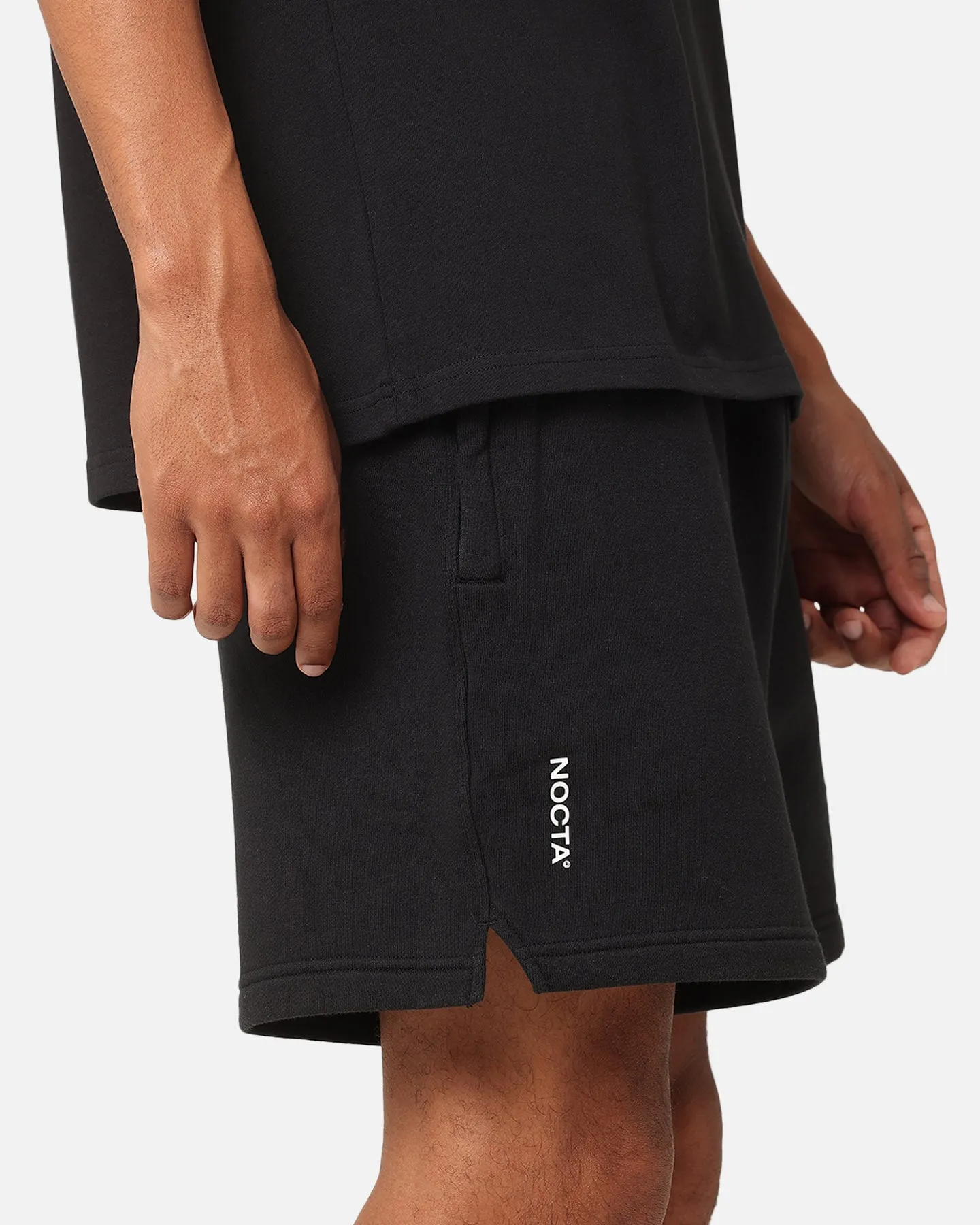 Nike Nocta Fleece CS Fleece Shorts Black/White All Day Movement Fit