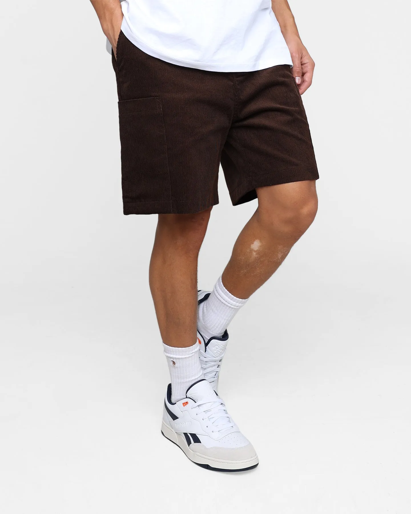 hip look Sleepwear XXIII Jason Corduroy Shorts Brown