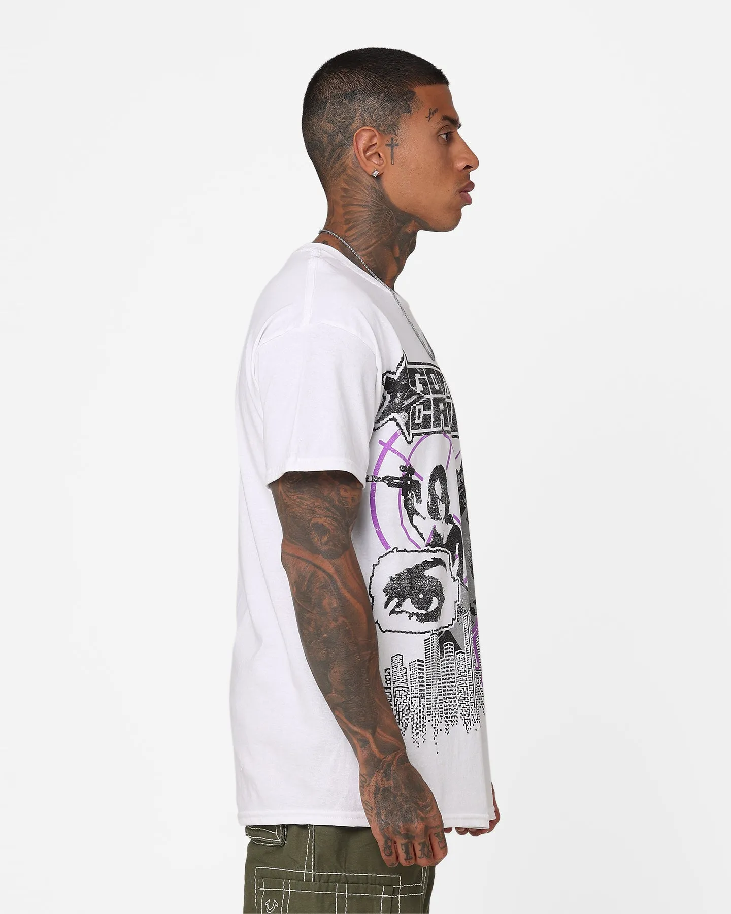 Goat Crew Straight Shot T-Shirt White MultiPly Fabric Seasonal Layer