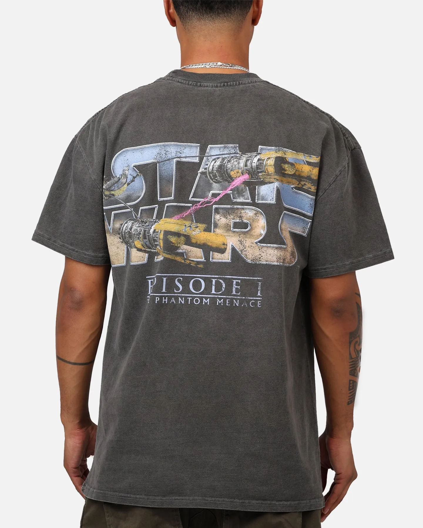 Effortless Layer Star Wars Episode I '99 Heavyweight Vintage T-Shirt Black Wash