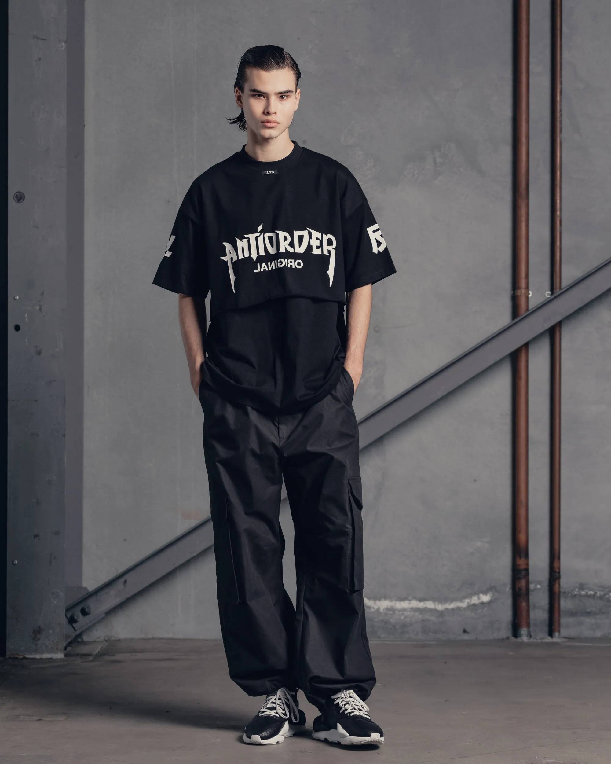Sustainable production The Anti Order Shibuya Markets Avant Boxy T-Shirt Black