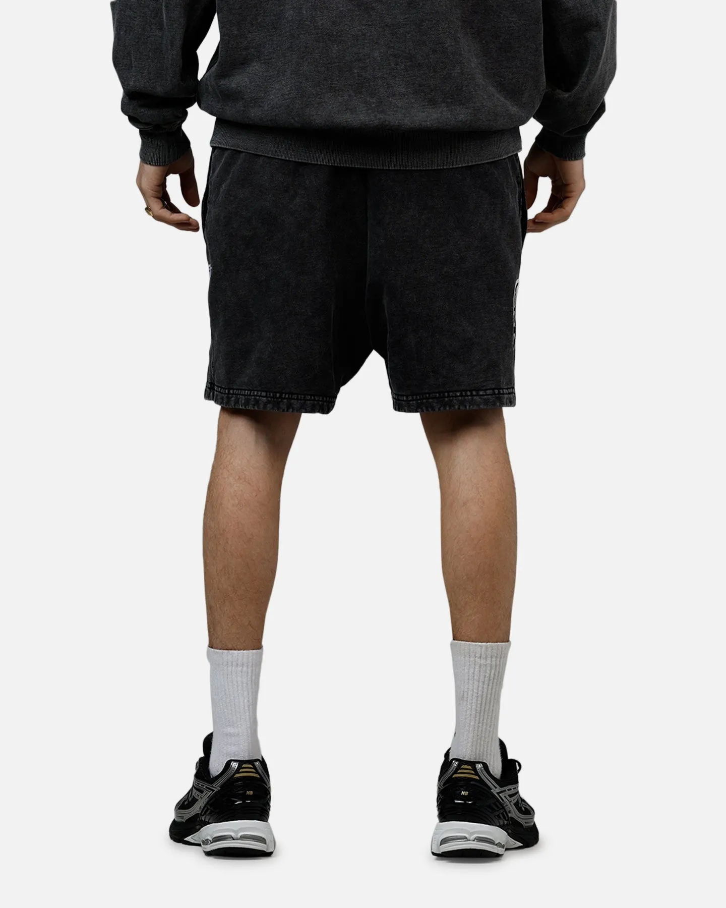 Pro Standard New York Yankees Raffia Shorts Black Acidwash gym kit