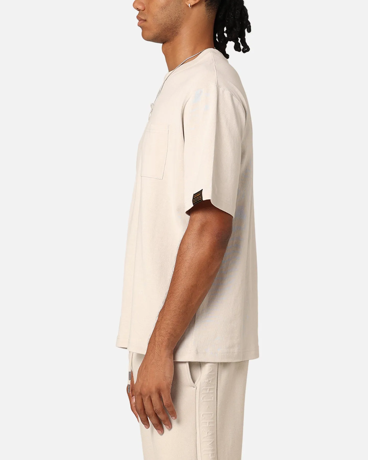 Champion Jersey Element T-Shirt Stone High-End Quality Sporty Layer Look
