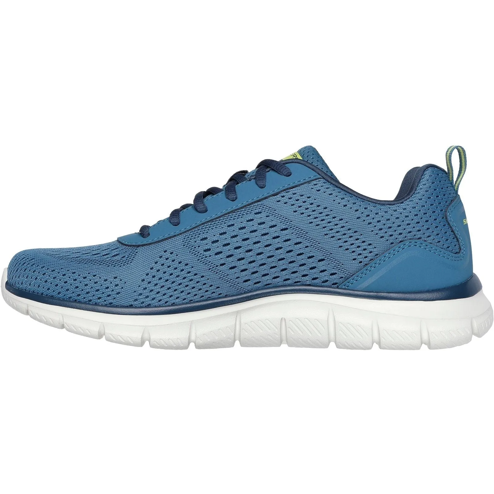 Skechers Mens Track Leshur Shoes Slate Quick Dry Textile