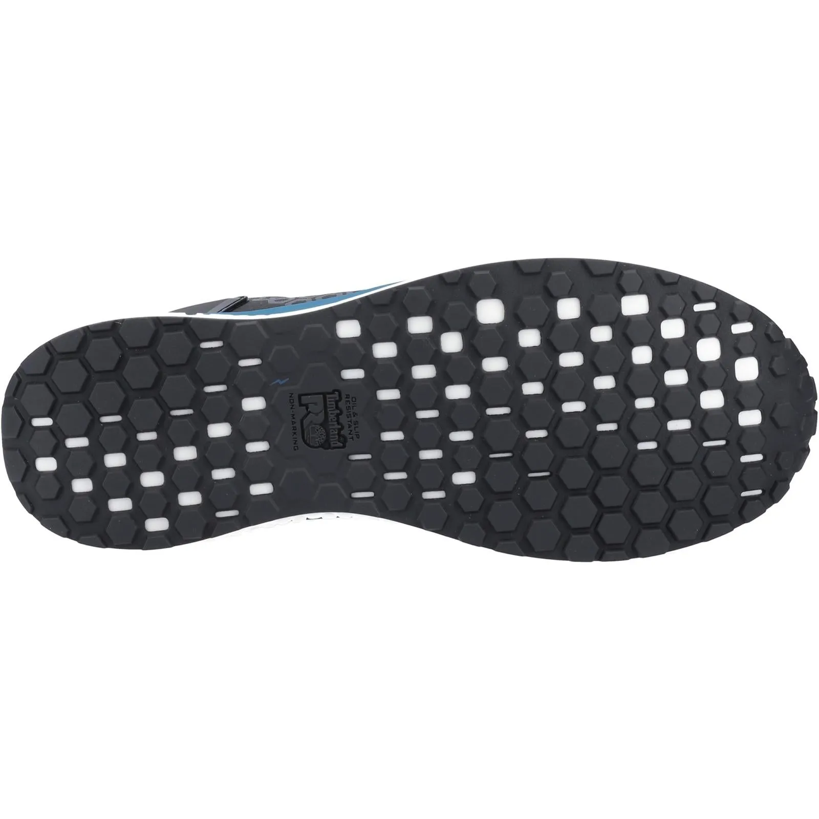 Timberland Pro Mens Reaxion Composite Safety Trainer Black/Blue Italian Glam