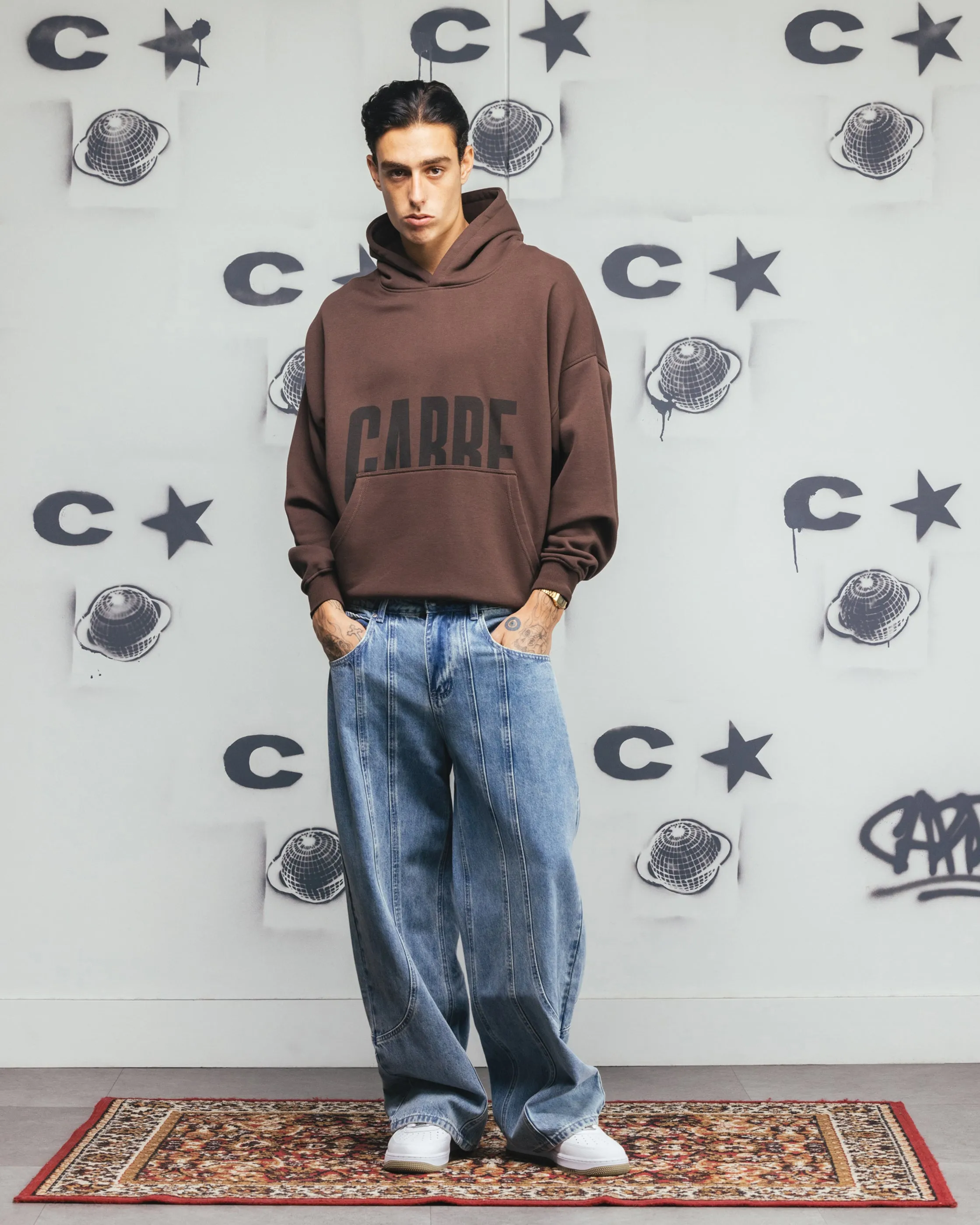 Carre Premium Essentials Hoodie Chocolate dance attire Glider like