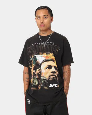 GarmentDyedTexture Goat Crew X UFC The Notorious Vintage T-Shirt Black Wash