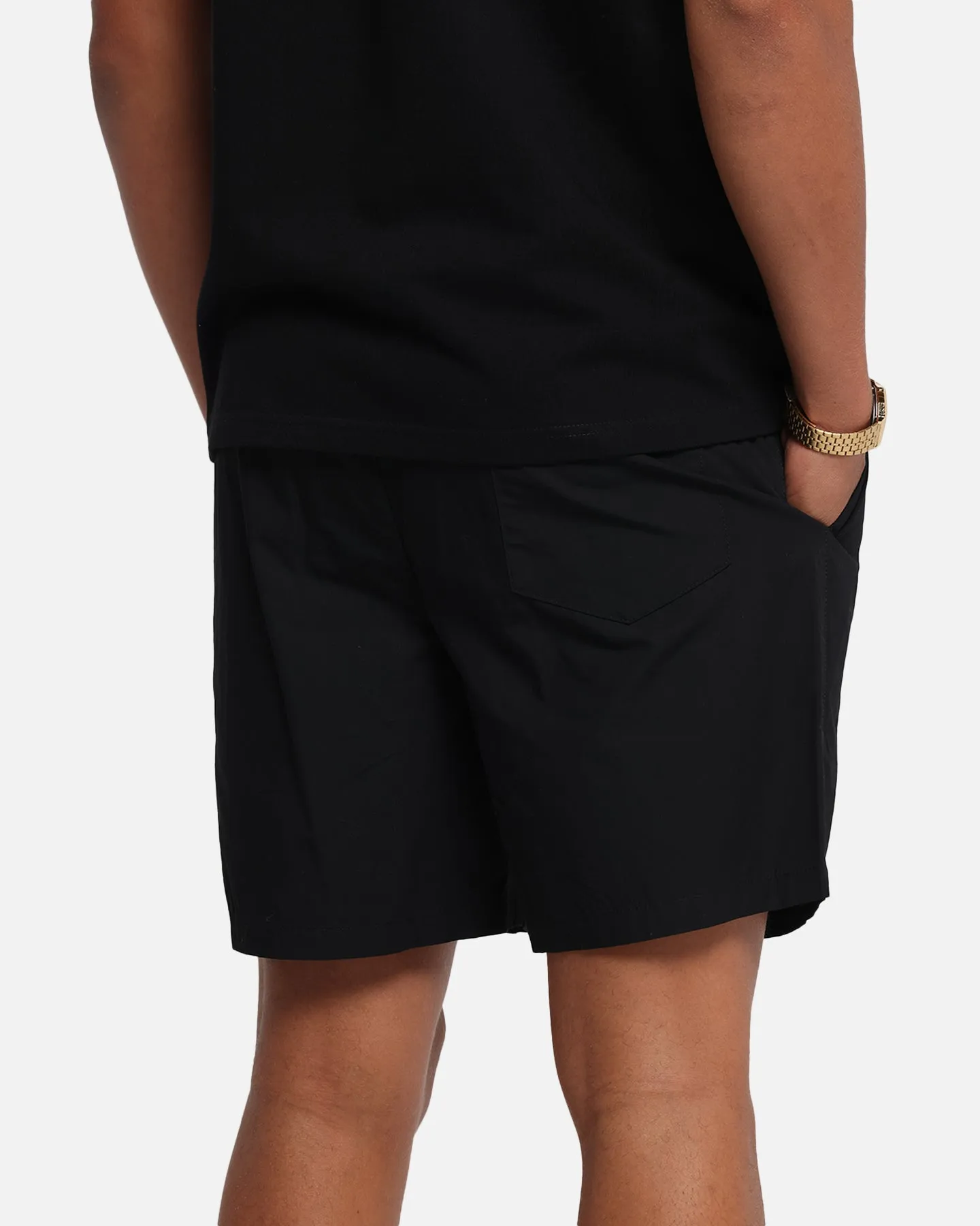 Ultra Lightweight Build Carre C-Star Line Beach Shorts Black