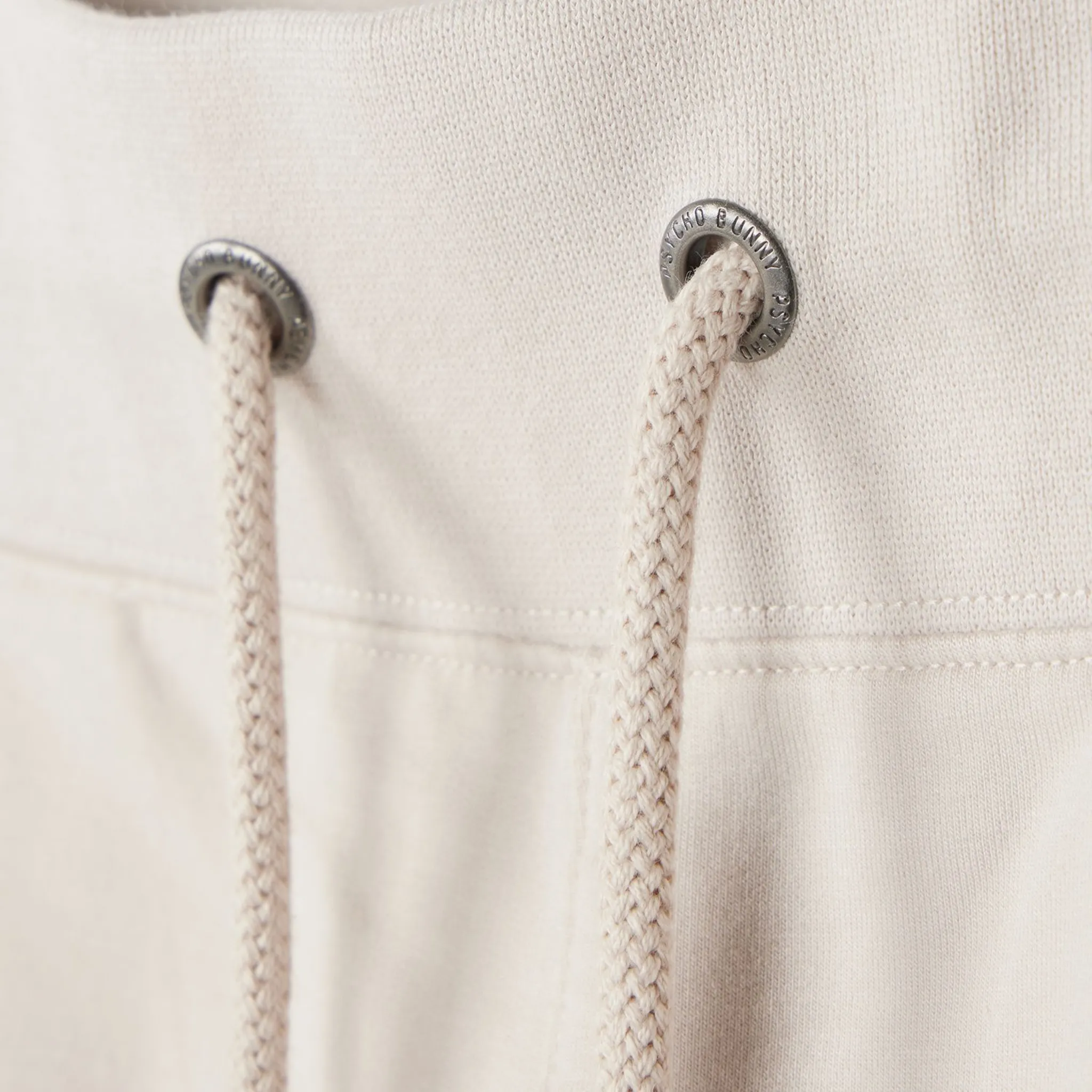 Psycho Bunny Rodman French Terry Sweatshort (Natural Linen) StretchWaistband