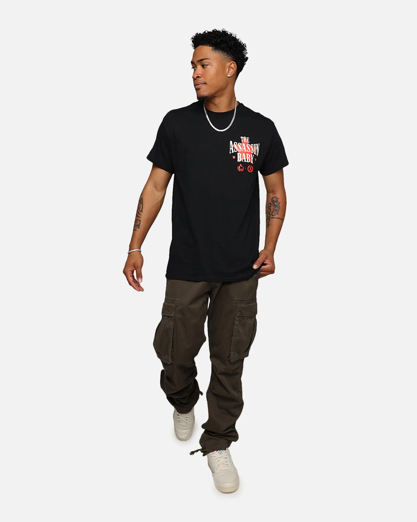Represent X Culture Kings Brandon"The Assassin Baby" Moreno T-Shirt Black Travel Wear Fit For Movement