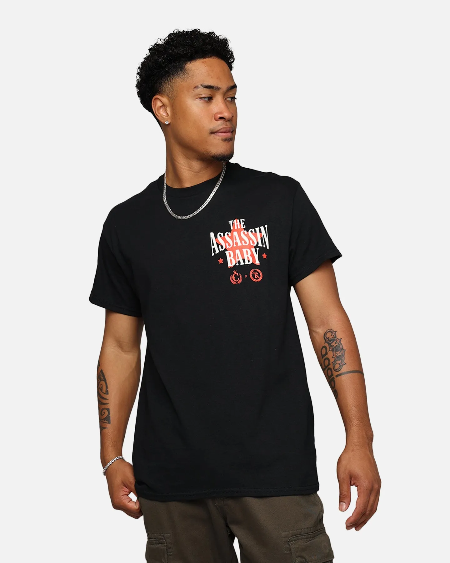 Represent X Culture Kings Brandon"The Assassin Baby" Moreno T-Shirt Black Comfortable And Versatile AllSeasonWear