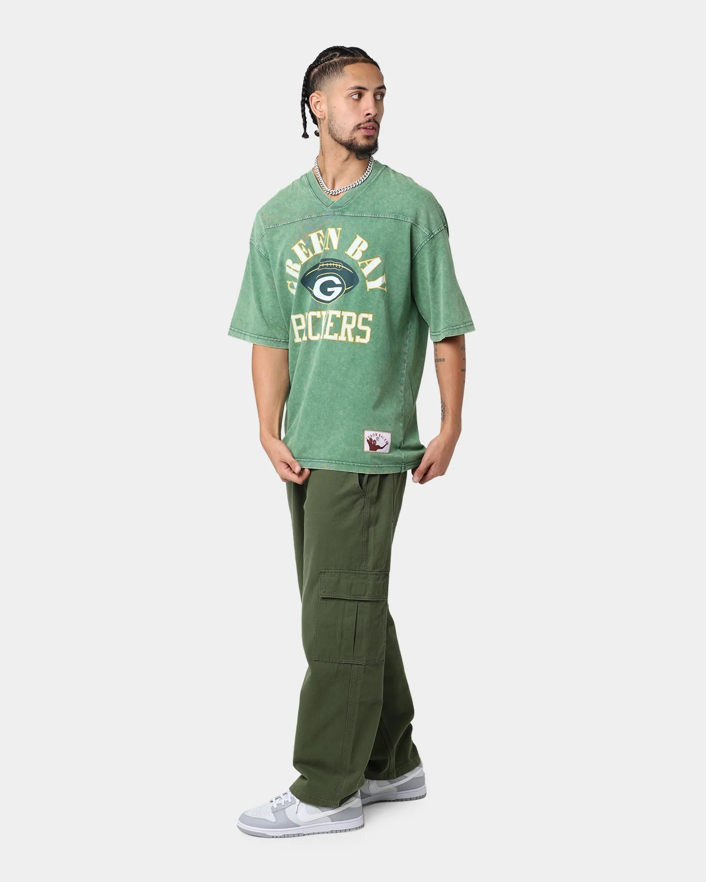 Mitchell & Ness Green Bay Packers Winners Oversized T-Shirt Bucks Green Minimalist purity anti static coating