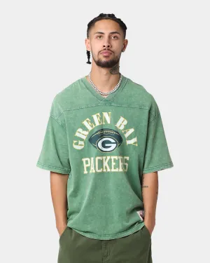 Mitchell & Ness Green Bay Packers Winners Oversized T-Shirt Bucks Green Comfortable and Chic