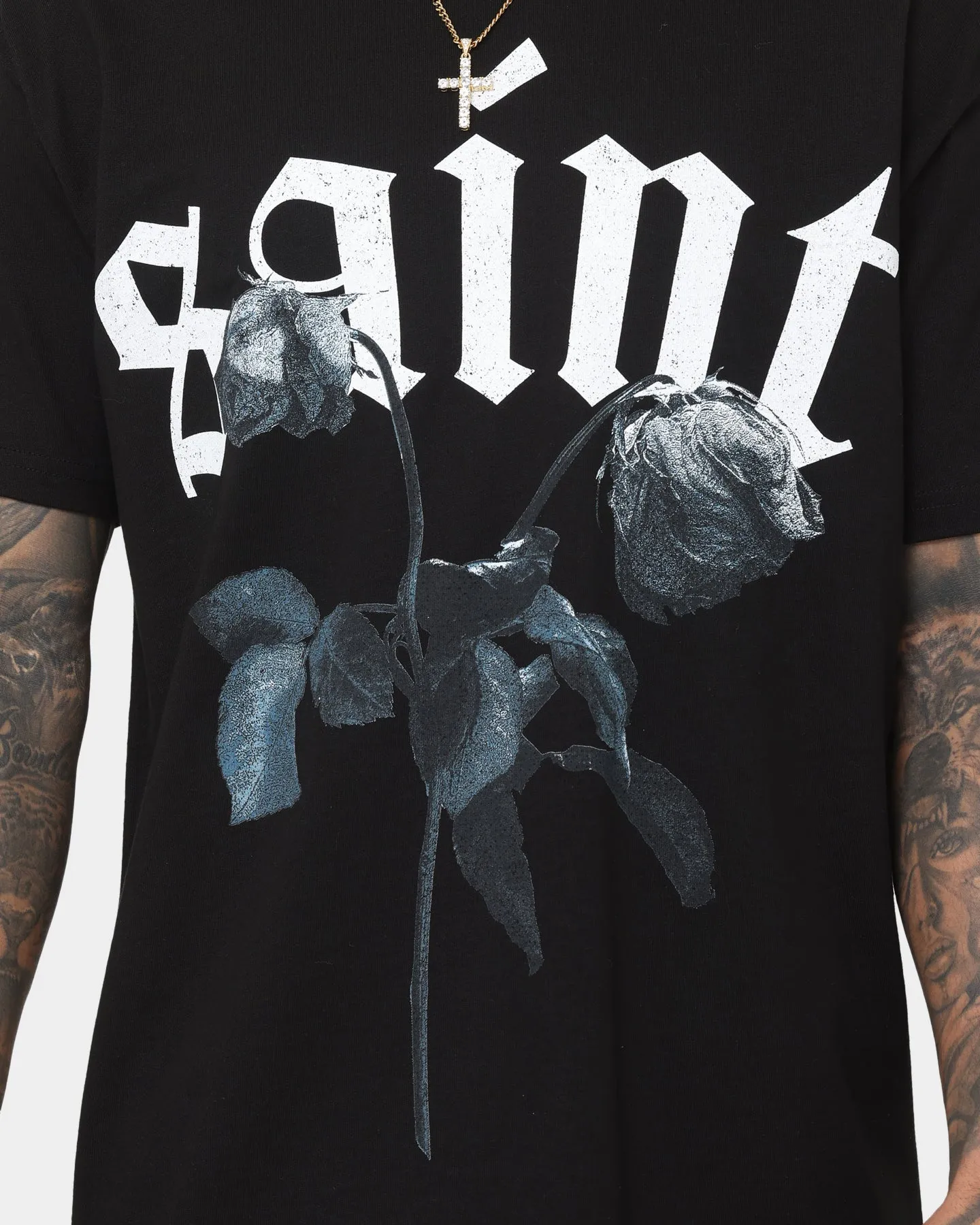 Comfy Layer Saint Morta True Love Lafayette T-Shirt Black