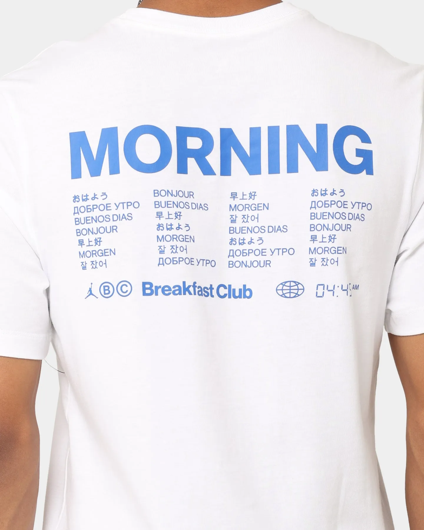 Jordan Dri-FIT Sport Breakfast Club Graphic T-Shirt Hyper Royal/ White Cozy And Warm