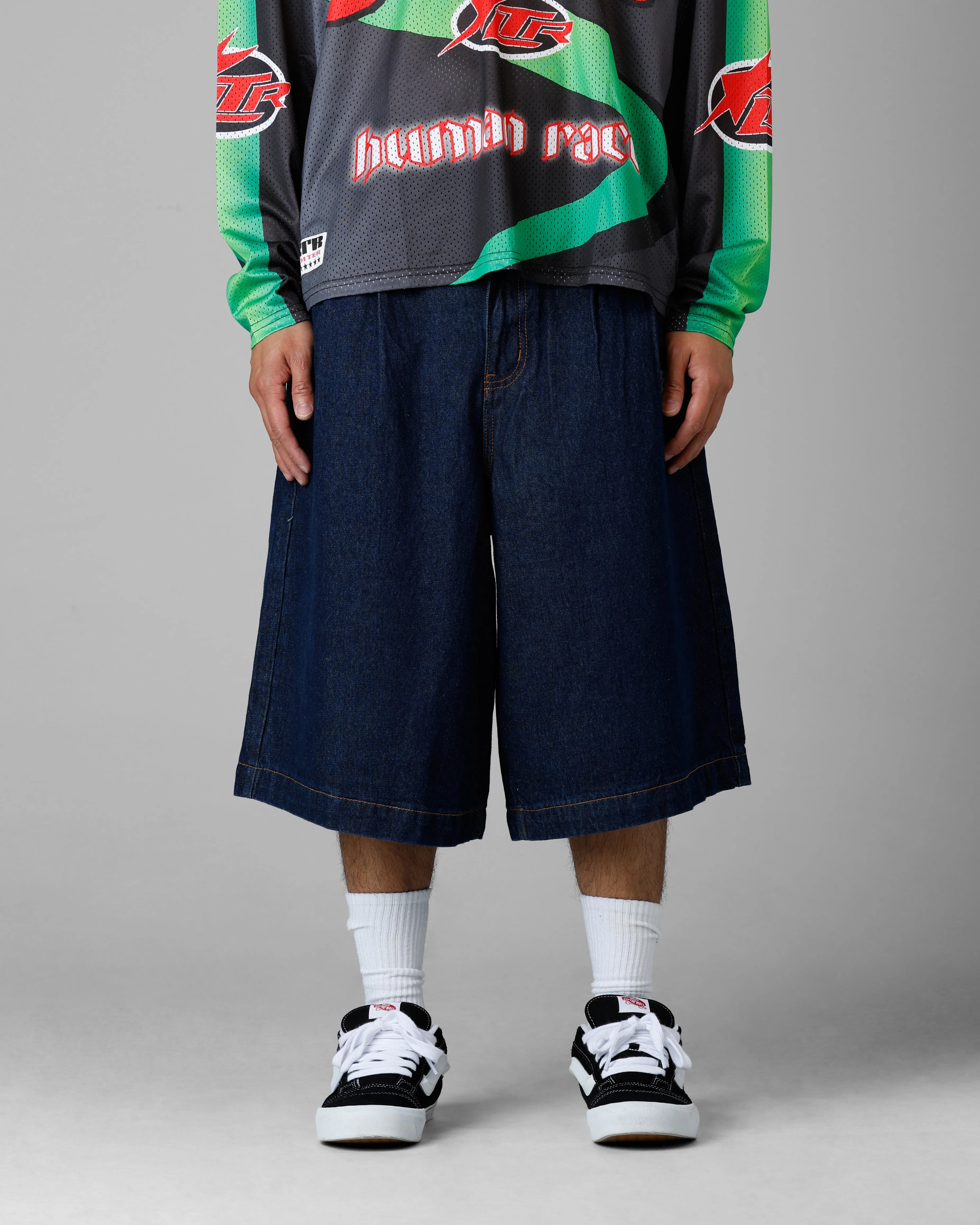 Loiter 3 Quarter Shorts Dark Indigo LightweightInsulation work mode