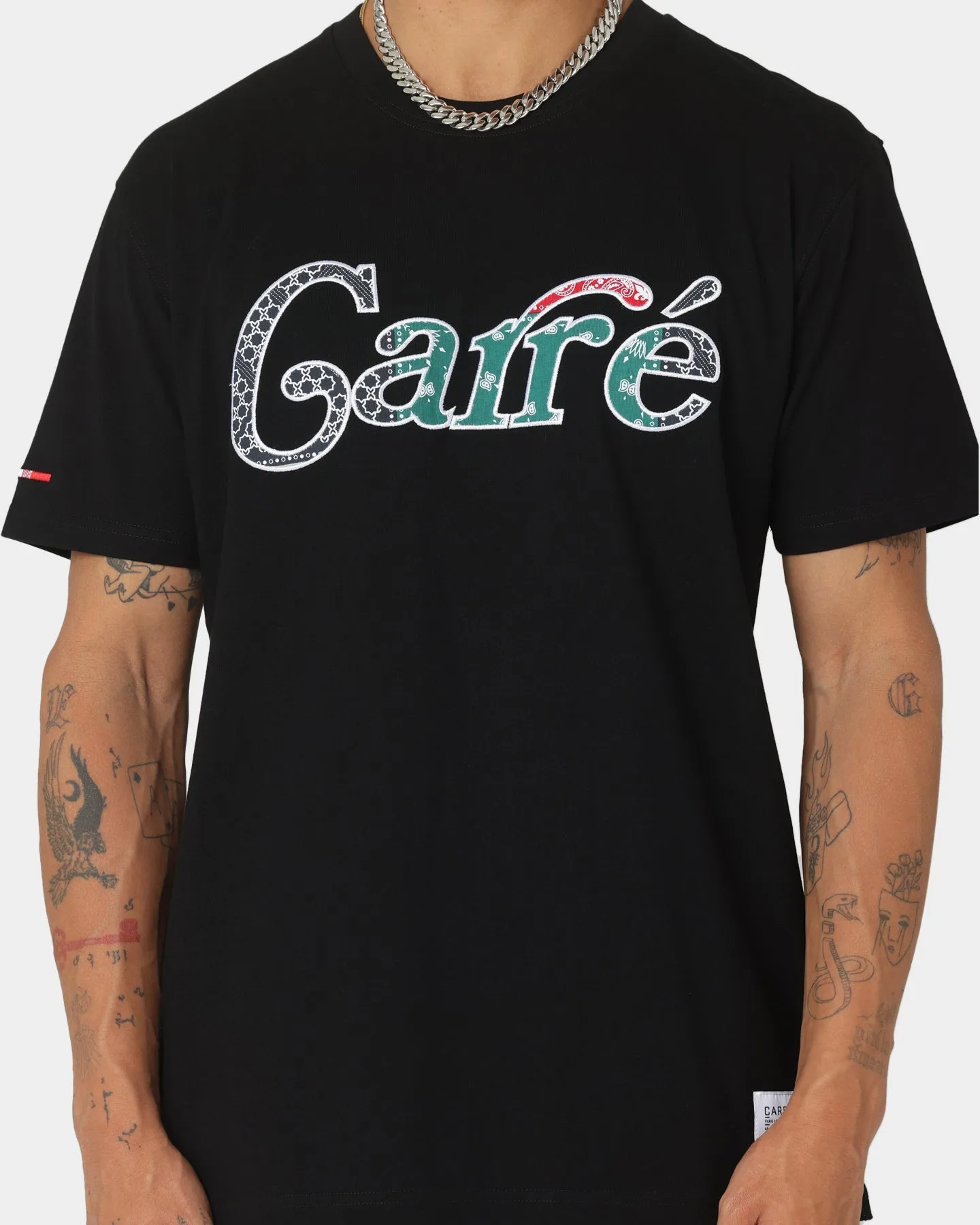 MoistureWickingFabric Carre BU CLS Short Sleeve T-Shirt Black