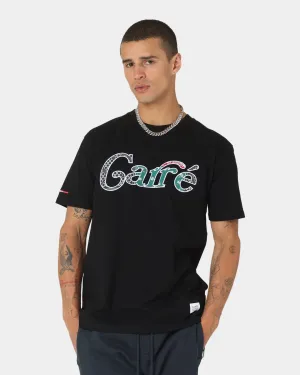 Ultra Soft Texture Carre BU CLS Short Sleeve T-Shirt Black