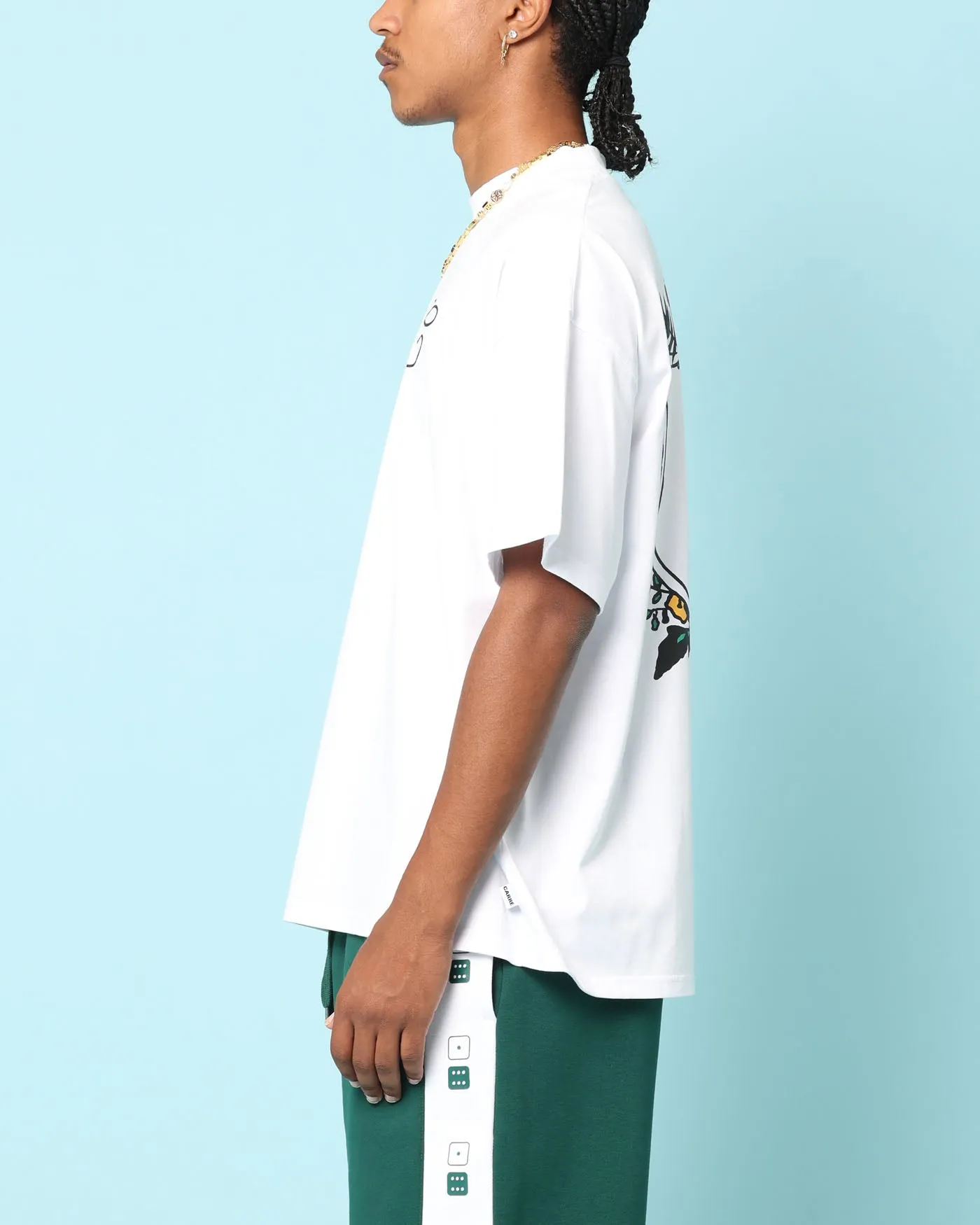 Smart Layer Stretchable Carr?? Club Carr?? Oversized T-Shirt White