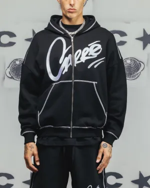Carre Corrupt Hoodie Black Oversized style Stylish Comfort