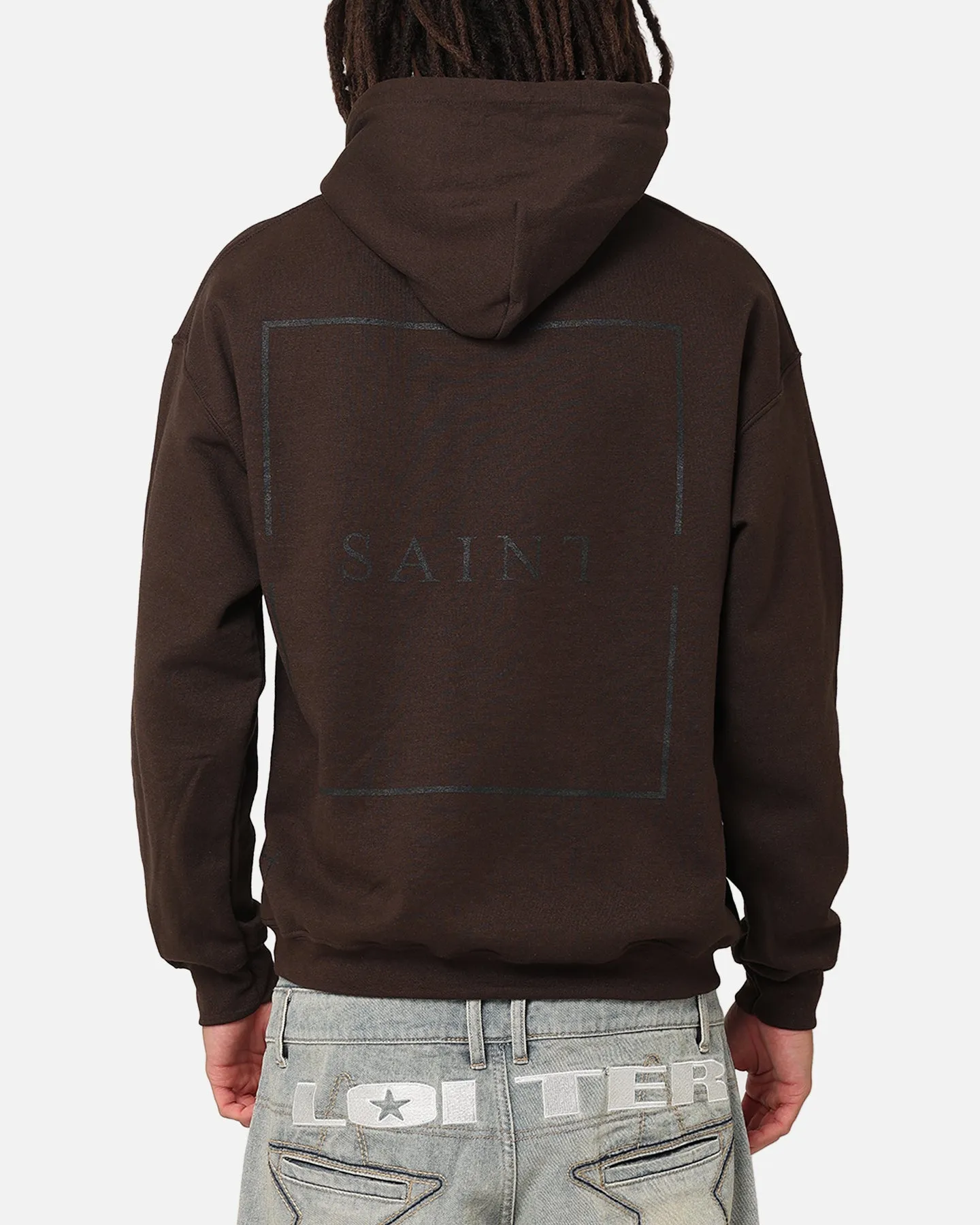 Hidden Pocket Compartments Saint Morta Division Hoodie Brown