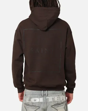 Hidden Pocket Compartments Saint Morta Division Hoodie Brown